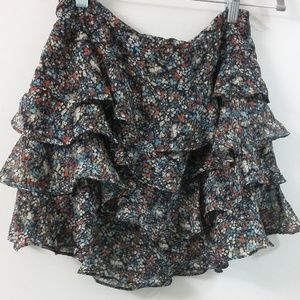 Twentyone by Forever 21, Ruffled Skater Skirt